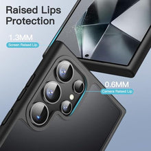 Load image into Gallery viewer, JETech Matte Case for Samsung Galaxy S24 Ultra 5G, Frosted Translucent Back Protective Slim Phone Cover, Anti-Fingerprints (Black)_8347
