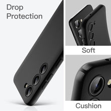 Load image into Gallery viewer, JETech Slim Fit Case for Samsung Galaxy S23 5G 6.1-Inch, Soft TPU Thin Protective Phone Cover with Matte Finish, Shockproof (Black)_2042
