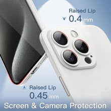 Load image into Gallery viewer, JETech Ultra Slim Case for iPhone 15 Pro 6.1-Inch, Camera Lens Cover Full Protection, Lightweight Matte Finish PP Hard Minimalist Case, Support Wireless Charging (White Titanium)_126
