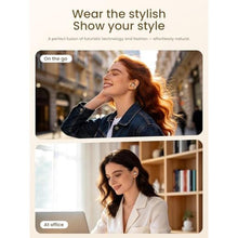 Load image into Gallery viewer, JewelPods C3 Wireless Bluetooth Earbuds, Jeweled Open-Ear Headphones, Gold_782
