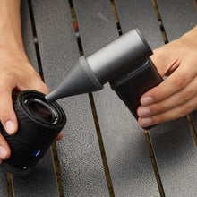 Load image into Gallery viewer, JISULIFE Super Jet Fan, 8500mAh Portable Handheld, 100000 RPM Electric Air Duster, 20m/s Dry Blower, 100 Speed Gears Turbo Fan Digital Display, Rechargeable Compressed Air Duster - Dark Grey, DarkGrey_1154
