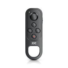 Load image into Gallery viewer, JJC Bluetooth Wireless Remote Control for Fujifilm Fuji X-E5 X100VI X-T5 X-T4 X-T3 X-T50 X-T30 II X-T30 X-S20 X-S10 X-H2S X-H2, Camera Zoom Remote Controller Replaces Fujifilm TG-BT1 Tripod Grip, ForSelectFujifilmCameras_1
