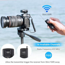 Load image into Gallery viewer, JJC Wireless Remote Control Shutter Release for Nikon Z6 III II Z7 II D7500, Black_8759

