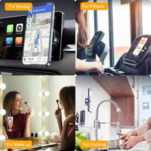 Load image into Gallery viewer, Jkoailiwi Hands-Free Electric Suction Cup Phone Mount, Portable Suction Phone Holder for Magsafe iPhone 17/16/15 Pro Max/17 Air, Vacuum Magnetic Phone Holder for Car/Gym/Mirror/Smooth Surface, Black_2679
