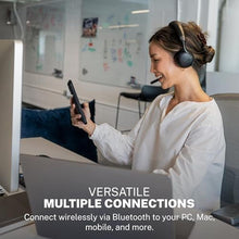 Load image into Gallery viewer, JLab, Go Work Gen 3, Wireless Headset, Boom Microphone, Noise Cancelling Mic, USB-C Dongle, Bluetooth Multipoint, Black, Graphite_230

