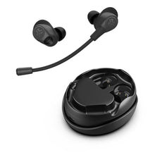 Load image into Gallery viewer, JLab Work Buds in-Ear True Wireless Headset with Detachable Noise-Canceling Boom Mic, Black, Long 55+ Total Hours Playtime, Bluetooth Multipoint, USB-C Charging Dock_1
