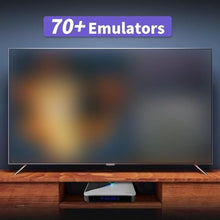 Load image into Gallery viewer, JMachen Retro Game Console Built in 45000+ Games, Plug and Play Video HDMI, Android 9.0 + EmuELEC 4.5 System, Emulator Compatible with 70+ Emulators, S905X3 Chip, 4K Output (JM6), Black_130
