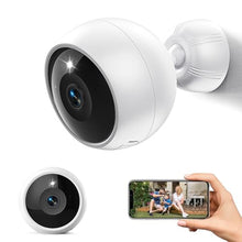 Load image into Gallery viewer, JMCAMDM Security Cameras Wireless Outdoor,2K Battery Wireless WiFi Cameras for Home Security,AI Motion Detection,Local SD/Cloud Storage,Smart Home Cam (White 1 Pack), WhitePack_1

