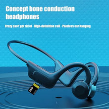 Load image into Gallery viewer, JNXIKOU Open Ear Bone Conduction Headphones Wireless Sport Earphones,10 Hours of Playback Time,IPX6 Waterproof Headphones for Gym Workout Swimming Running Cycling,8D Stereo Sound, Black_489
