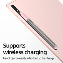 Load image into Gallery viewer, Joosko Compatible with Samsung Galaxy Tab S7/S7+/S7 FE/S8/S8+/S8 Ultra/S9/S9+/S9 Ultra/S10 Pencil Case S Pen Case, Silicone Translucent Non-Slip Cover. (Pink)_8197
