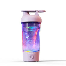 Load image into Gallery viewer, JOTER &amp; LIBEAR Electric Shaker Bottle, 25Oz Blender Bottles for Protein Mixes, Portable USB C Rechargeable Pulse Protein Shake Bottle, BPA Free, Colorful Light Base, Blue_1
