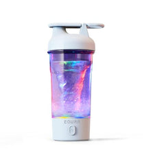Load image into Gallery viewer, JOTER &amp; LIBEAR Electric Shaker Bottle, 25Oz Blender Bottles for Protein Mixes, Portable USB C Rechargeable Pulse Protein Shake Bottle, BPA Free, Colorful Light Base, White_1
