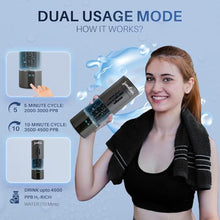 Load image into Gallery viewer, Joulan Hydrogenated Water Bottle Generator Glass &amp; Stainless Steel 4500 PPB | SPE &amp; PEM Water Ionizer | Portable Rechargeable Hydrogen Water Bottle for Healthy Hydration_4064
