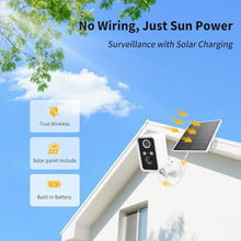 Load image into Gallery viewer, JSONPHX Wireless Solar Security Camera Wireless Outdoor Outdoor Camera_1935
