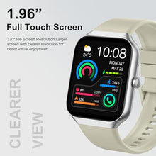 Load image into Gallery viewer, Jugeman Smart Watches for Women(Answer/Make Call), 1.96" HD New Smartwatch with Heart Rate/Sleep Monitor/Pedometer/Calories, 113+ Sports Modes, Fitness Watch IP68 Waterproof for Android iOS, offwhite_2100
