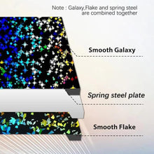Load image into Gallery viewer, JUUPINE 3D Printer Platform K1C K1 Build Plate 235X235mm, Upgrade H1H Build Plate Flake+Galaxy Spring Steel Sheet for K1C/K1/ Ender-3 S1/S1 Pro/Ender-5 S1/Ender-3 V3/Ender-3 V3 KE/Ender-3V3 SE, FlakeGalaxyNoMagneticSticker_3887
