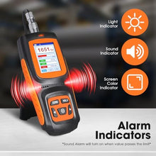 Load image into Gallery viewer, JuviPerpric Gauss Meter, Handheld Digital Tesla Meter with Probe 0-2500mT Magnetometer with Data Logging and Alarm,5% General Accuracy for Factories, Workshops_2957
