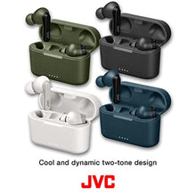 Load image into Gallery viewer, JVC RIPTIDZ True Wireless Headphones with Touch Sensor Operation, Single Ear use, IPX5, Bluetooth 5.1, Long Battery Life (up to 30 Hours) - HAA9TB (Black), Small_101
