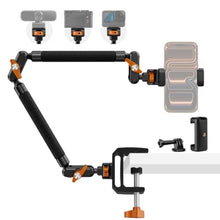 Load image into Gallery viewer, K&amp;F CONCEPT 22" Magic Arm with Desk C-Clamp, Overhead Desk Camera Mount_1
