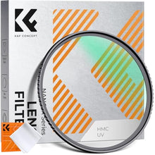 Load image into Gallery viewer, K&amp;F CONCEPT 77mm MCUV Lens Protection Filter 18 Multi-Coated Camera Lens UV Filter Ultra Slim with Cleaning Cloth (K-Series)_1
