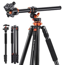 Load image into Gallery viewer, K&amp;F CONCEPT 90''/230cm Ultra High Camera Tripod T254A7+BH-28L, Black_1
