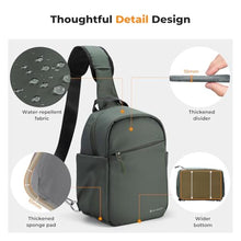 Load image into Gallery viewer, K&amp;F CONCEPT Camera Sling Bag, Compact Photography Bag for DSLR Mirrorless, Green_551
