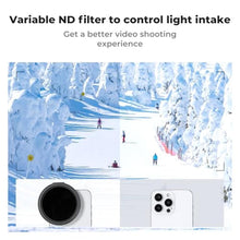 Load image into Gallery viewer, K&amp;F CONCEPT Clip On 67mm Variable ND2-32 Magnetic Phone Lens Filter Kit_2437
