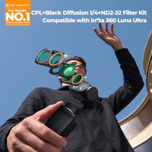 Load image into Gallery viewer, K&amp;F CONCEPT CPL Black Diffusion 1/4 ND2-32 Filter Kit_342
