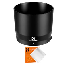 Load image into Gallery viewer, K&amp;F CONCEPT Lens Hood Replace of ET-74B Hood Compatible with Canon RF 100-400mm f/5.6-8 is USM, EF 70-300mm f/4-5.6 is II USM, Reversible Snap on Camera Lens Shade Fits 67mm Filters and Lens Cap_1
