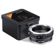 Load image into Gallery viewer, K&amp;F Concept Lens Mount Adapter Compatible with Contax/Yashica (Also Know as c/y) Lens to Fujifilm X-Pro1 Mirrorless Camera, Black_1
