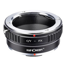 Load image into Gallery viewer, K&amp;F Concept Lens Mount Adapter Compatible with Contax/Yashica (Also Know as c/y) Lens to Fujifilm X-Pro1 Mirrorless Camera, Black_8127
