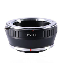 Load image into Gallery viewer, K&amp;F Concept Lens Mount Adapter Compatible with Contax/Yashica (Also Know as c/y) Lens to Fujifilm X-Pro1 Mirrorless Camera, Black_8129
