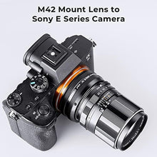 Load image into Gallery viewer, K&amp;F Concept Lens Mount Adapter M42-NEX IV Manual Focus Compatible with M42 Lens and Sony E Mount Camera Body_8593
