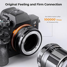 Load image into Gallery viewer, K&amp;F Concept Lens Mount Adapter M42-NEX IV Manual Focus Compatible with M42 Lens and Sony E Mount Camera Body_8594
