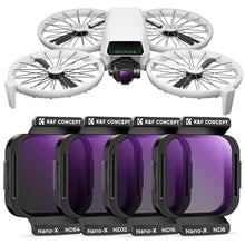 Load image into Gallery viewer, K&amp;F CONCEPT ND Filter Kit Compatible with DJI Flip, 4Pack ND8 ND16 ND32 ND64 Neutral Density Light Reduction Drone Lens Filter Set, Multi-Coated HD Optical Glass Drone Accessories_1
