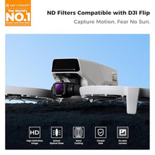 Load image into Gallery viewer, K&amp;F CONCEPT ND Filter Kit Compatible with DJI Flip, 4Pack ND8 ND16 ND32 ND64 Neutral Density Light Reduction Drone Lens Filter Set, Multi-Coated HD Optical Glass Drone Accessories_595
