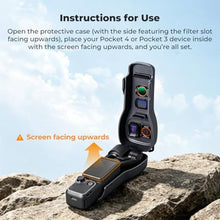 Load image into Gallery viewer, K&amp;F CONCEPT Protective Case Compatible with DJI Osmo Pocket 4 &amp; Pocket 3, Black_890
