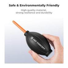 Load image into Gallery viewer, K&amp;F CONCEPT Silicone Air Blower with Long Nozzle,Individually Packaged, blacksilver_891
