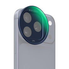 Load image into Gallery viewer, K&amp;F CONCEPT Snap-On CPL Filter Compatible with iPhone 17 Pro Max/17 Pro, DarkBlue_1
