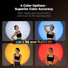 Load image into Gallery viewer, K&amp;F CONCEPT SP25C 25W Photography Flashlight with 20 Gobos, Gray_214

