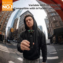 Load image into Gallery viewer, K&amp;F CONCEPT Variable ND2-32 Filter Kit Compatible with Insta360 Luna Ultra_815
