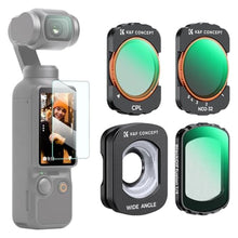 Load image into Gallery viewer, K&amp;F CONCEPT Wide Angle Lens &amp; Black Diffusion 1/4 &amp; ND2-32 &amp; CPL Filter Set_1

