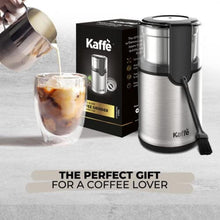 Load image into Gallery viewer, Kaffe Electric Coffee Blade Grinder w/Removable Cup - 4.5oz - Black (w/Cleaning Brush)_7052

