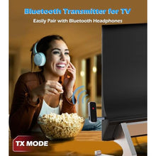 Load image into Gallery viewer, KAIY Bluetooth 5.3 Transmitter Receiver for Airplane, silver_4728
