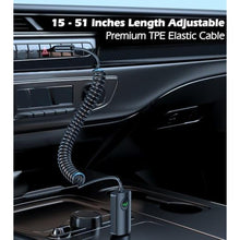 Load image into Gallery viewer, KAIY Bluetooth Car Adapter AUX HandsFree Calling &amp; Music, black_4743
