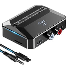 Load image into Gallery viewer, KAIY Bluetooth Receiver for Home Stereo, AUX RCA to Bluetooth Adapter, black_1
