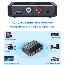 Load image into Gallery viewer, KAIY Bluetooth Receiver for Home Stereo, AUX RCA to Bluetooth Adapter, black_5063
