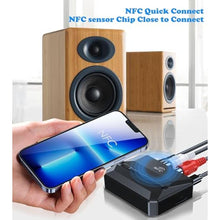 Load image into Gallery viewer, KAIY Bluetooth Receiver for Home Stereo, AUX RCA to Bluetooth Adapter, black_5064

