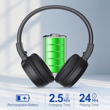 Load image into Gallery viewer, Kamapulo F4 Rechargeable &amp; Portable Personal FM Radio Headphones with Best Reception, FM Headset Radio Receiver for Meeting, Daily Works, Hiking, Jogging, Black_4268
