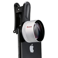 Load image into Gallery viewer, Kase HD Master Macro Lens for iPhone 17 16 15 14 13 12 Samsung Pixel Android, Macro Photography Phone Camera Lens Attachment, Long Shoot Distance 40-85mm, Silver_1
